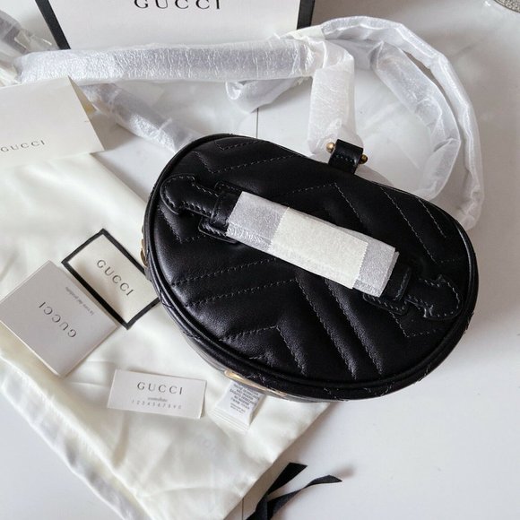 NWT Authentic Gucci GG Logo Marmont Mini Backpack - Picture 5 of 12